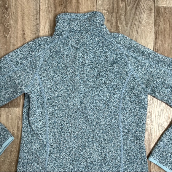 Patagonia Better Sweater 1/4-Zip Pullover Fleece Blue Size M - Picture 7 of 11